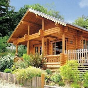 Appartamento Solid Log Cabin With Private Hot Tub - Oak Aymestrey Exterior photo