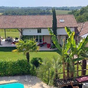 Maison avec piscine chauffée et pool house Villa Saint-Mont Exterior photo