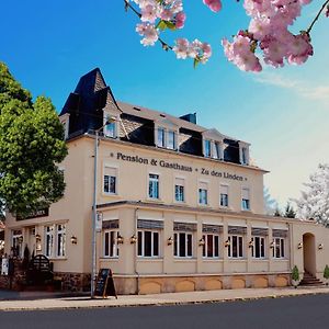 Hotel Zu Den Linden - Radebeul Pension Mit Restaurant Exterior photo