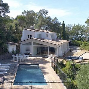 Villa Ormarine, Vue Exceptionnelle Sur La Baie De Cannes Et Le Mercantour Les Adrets-de-l'Estérel Exterior photo