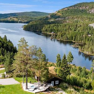 Libeli- panoramaview towards Gaustadtoppen- Jaccuzi Villa Lona Exterior photo