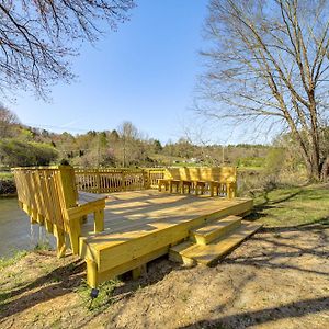 Scenic Blue Ridge Getaway With Riverfront Deck! Sylva Exterior photo