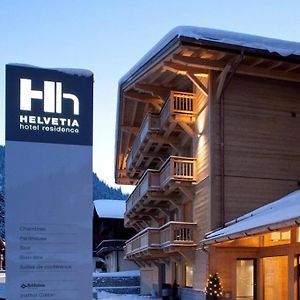 Helvetia Hotel Morgins Exterior photo