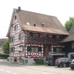 Hotel Restaurant Pizzeria Rotes Haus Münsterlingen Exterior photo