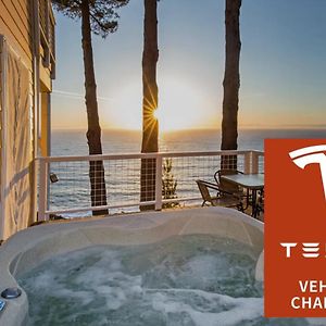 Appartamento Breathtaking Oceanview! By Oceanviewhottubs Oceanfront! Shelter Cove Ca Tesla Ev Station Exterior photo