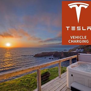 Appartamento Exquisite Oceanview! By Oceanviewhottubs Oceanfront! Shelter Cove, Ca Tesla Ev Station Exterior photo