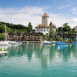 Hotel-Restaurant Seegarten-Marina Spiez Exterior photo