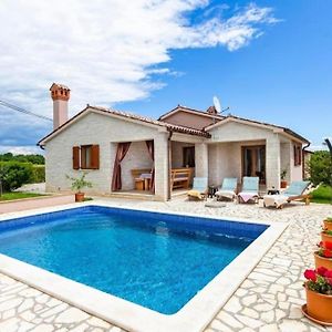 Villa Mirela Mit Einem Komfortablen Garten Und Einem Schonen Pool Barban Exterior photo