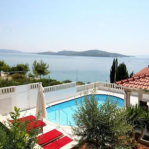 Charming Villa Marin, 30 Meters From The Beach, Pool Heated, Split-Trogir Area Seget Vranjica Exterior photo