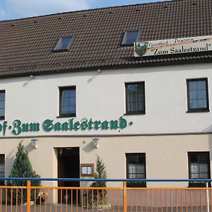 Hotel Gasthof & Pension Zum Saalestrand Bad Dürrenberg Exterior photo