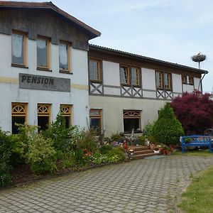 Hotel Pension Moritz Und Hofladen Unterm Storchennest -16303 Schwedt,Schwedter Allee1 Exterior photo