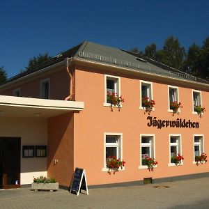 Hotel Gaststaette & Pension Jaegerwaeldchen Bertsdorf Exterior photo