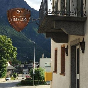 Hotel Gasthaus - Restaurant Simplon Va Hie Briga Exterior photo