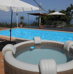 Al Villino Sunset, in villa con piscina ed idromassaggio SantʼAlfio Exterior photo