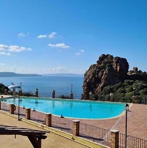 Villetta L'Estasi Tanca Piras a bordo piscina, vista mare e Wi-Fi Nebida Exterior photo
