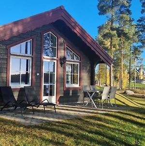Lakeside Log Cabin Framby Udde Falun Villa Exterior photo