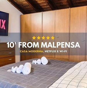 10' From Malpensa Casa Moderna, Netflix & Wi-Fi Appartamento Casorate Sempione Exterior photo