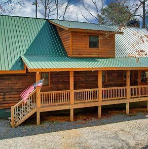 Rustic Cabin With Resort Amenities- 6 Seater Hot Tub With Fireplace- Bella Cabina A Casa! Ellijay Exterior photo