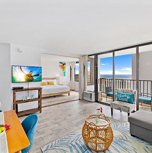 27Th Floor With Beautiful Ocean Views | 1 Block To Beach | Free Parking & Wifi Appartamento Honolulu Exterior photo