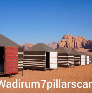 7 Pillars Camp & Jeep Tour In Wadi Rum Desert Exterior photo